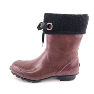 Bogs Becca Solids Waterproof Rubber Rain Boots 10